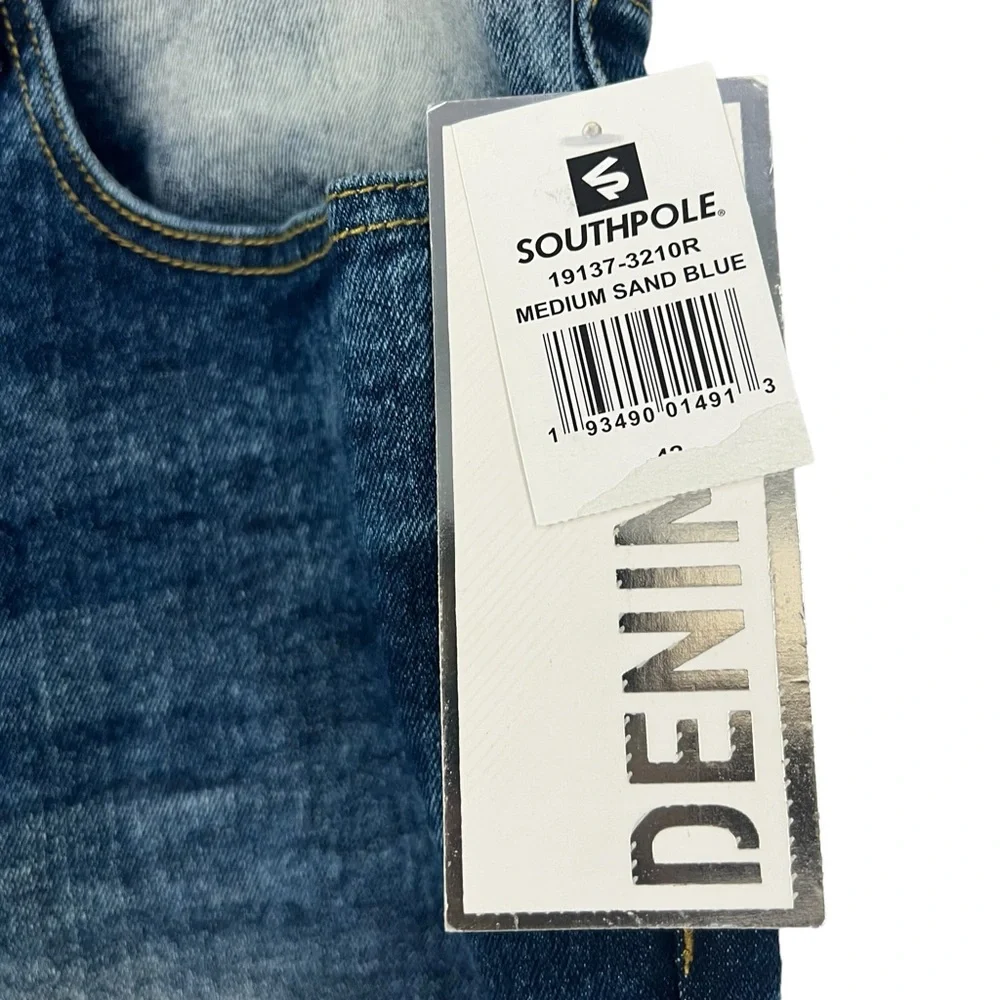 Men Southpole Shorts in Medium Sand Blue‎ Size 42 Stretch NWT